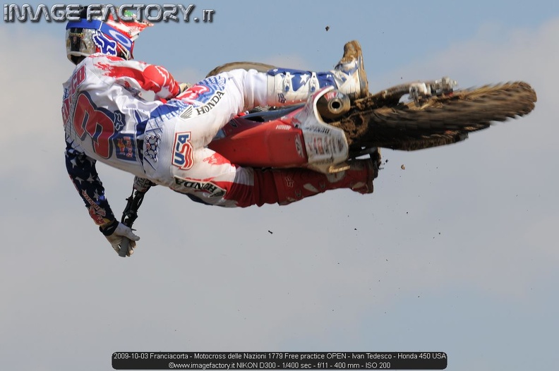 2009-10-03 Franciacorta - Motocross delle Nazioni 1779 Free practice OPEN - Ivan Tedesco - Honda 450 USA.jpg